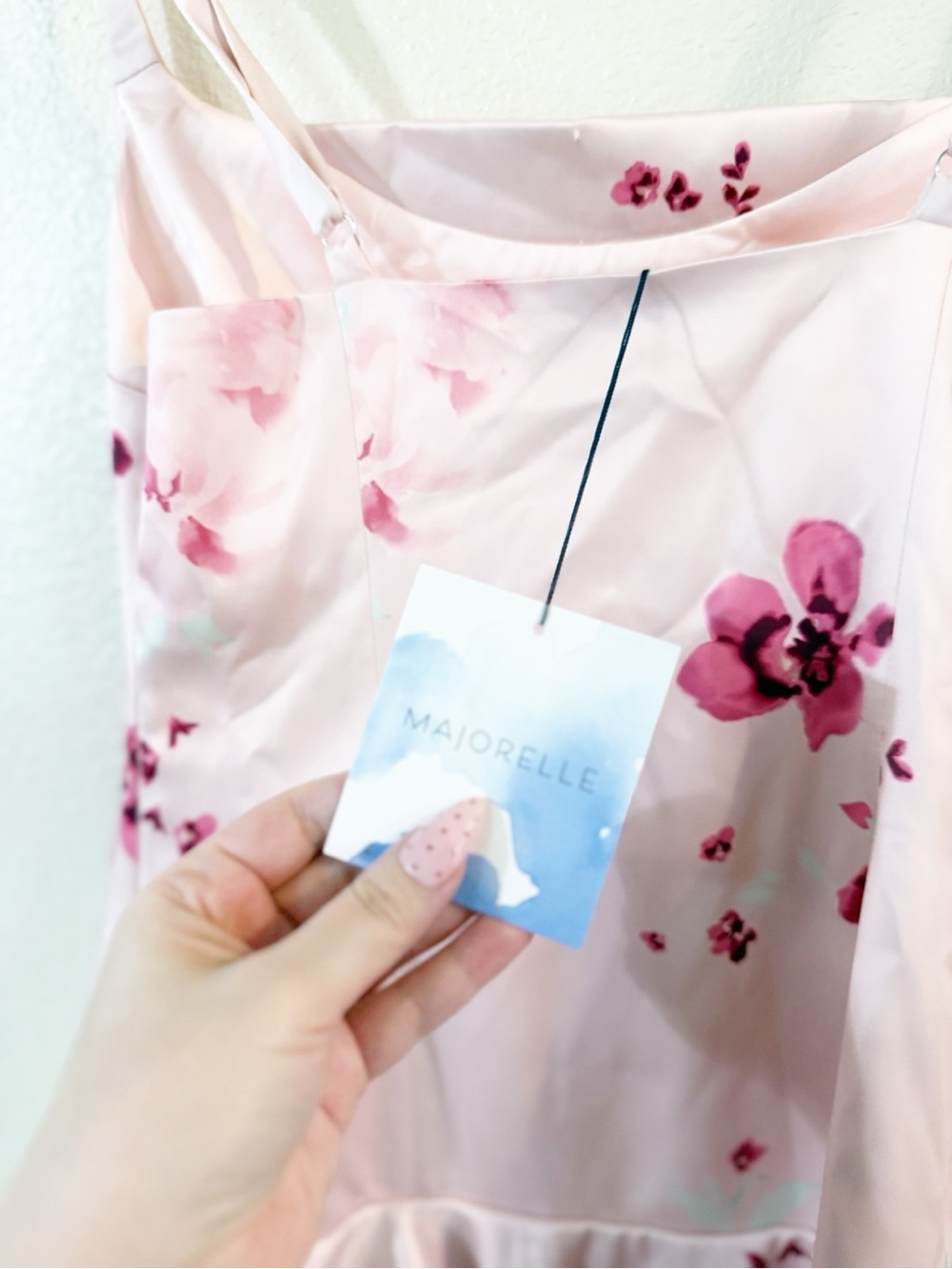 Majorelle Paola Ruffle Hem Layered Tank Mini Dress in Pink Multi Revolve Medium - Picture 8 of 8